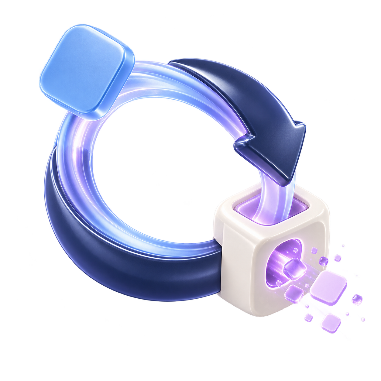 Controlled circular buyback loop permanently removing BASKT supply