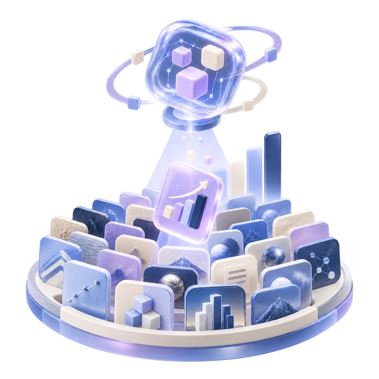 AI intelligence core ranking a broad universe of tokenized assets